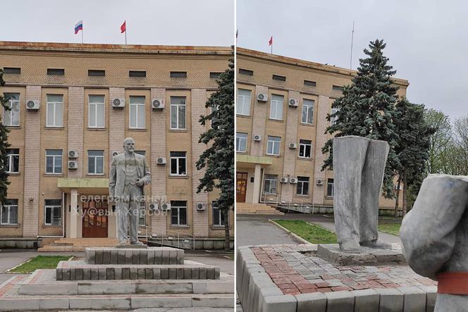 Postawili pomnik Lenina w jednym z ukraińskich miast. Rosjanie kontynuują podróż do przeszłości