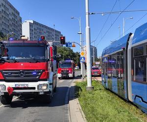 Wypadek na ul. Popowickiej we Wrocławiu