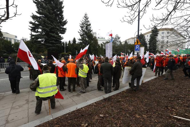 Strajk generalny rolników w Warszawie