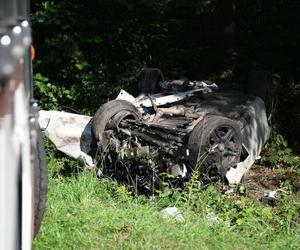 Wypadek pod Olesnem. Trzy osoby z pow. kłobuckiego poszkodowane