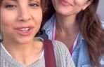 M jak miłość nowy sezon. Aneta (Ilona Janyst), Kasia (Paulina Lasota) na planie
