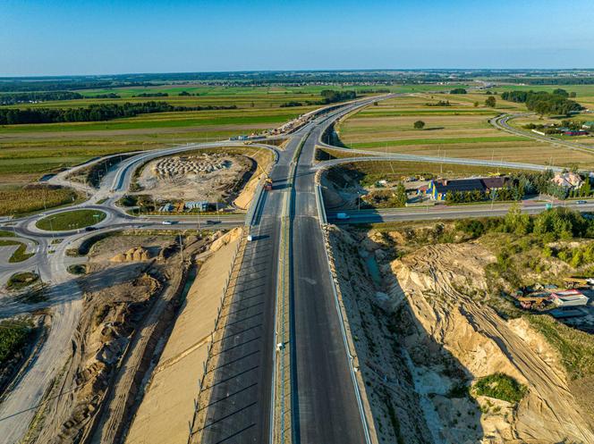 Obwodnica Łomży - plac budowy w sierpniu 2024