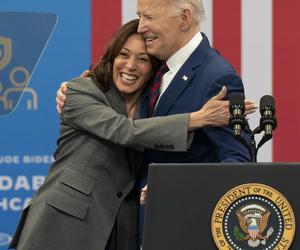 Kamala Harris z prezydentem Joe Bidenem