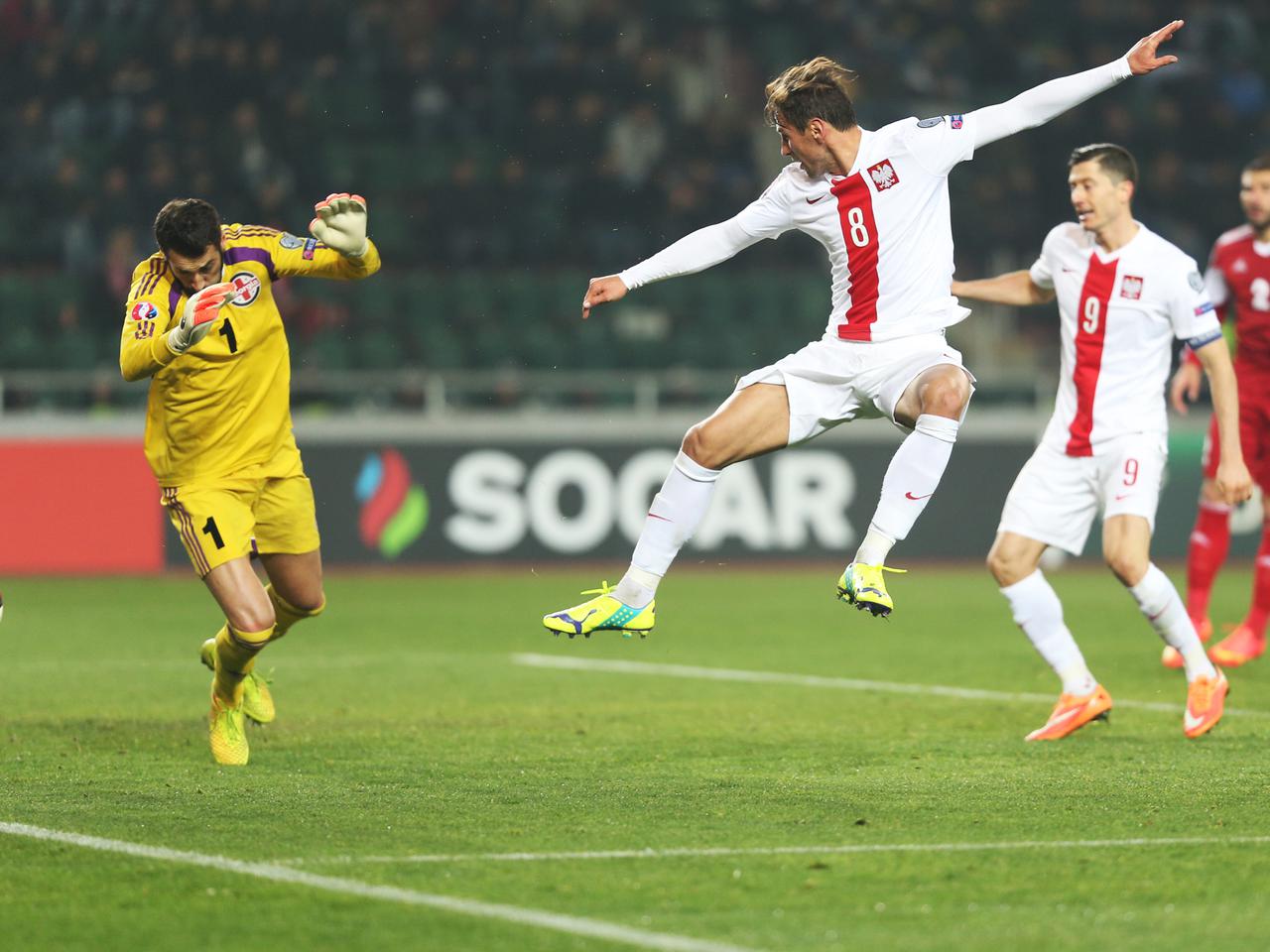 Grzegorz Krychowiak, Gruzja - Polska