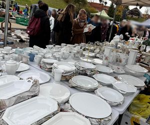 Wcisło buszuje na pchlim targu.