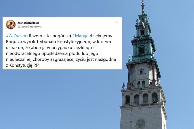 Jasna Góra dziękuje Bogu za wyrok Trybunału! Internauci wściekli: Idźcie się j***ć!