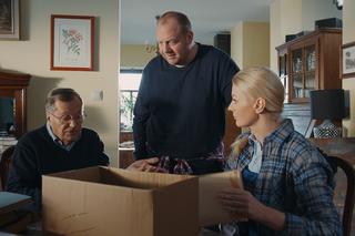 M jak miłość odcinek 1721. Józef Modry (Stefan Friedmann), Jagoda (Katarzyna Kołeczek), Tadeusz (Bartłomiej Nowosielski)