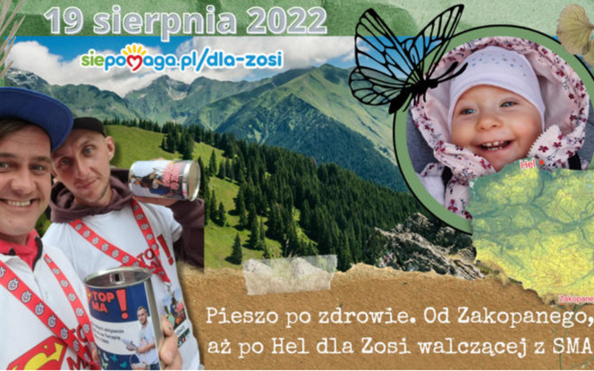 Od Zakopanego aż po Hel – rodzicie małej Zosi z SMA organizują 50 dniową pielgrzymkę, by zebrać pieniądze na leczenie