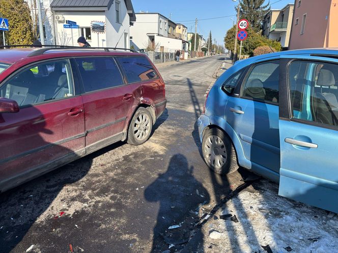 Kolzija na Gronowie w Lesznie. Kobieta w ciąży w szpitalu