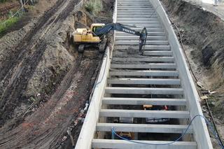 Budowa tunelu kolejowego pod Łodzią