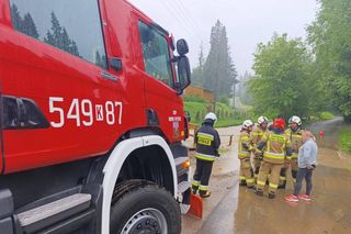 Potężny opad deszczu w Tatrach. Biały Dunajec przekroczył stan ostrzegawczy