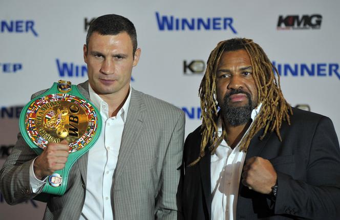 Witalij Kliczko i Shannon Briggs