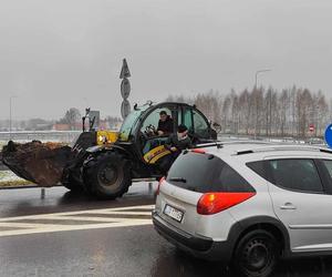 Protest rolników w Modliborzycach