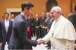 Papież ze sportowcami