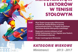 Zbliżają się I Mistrzostwa LSO w tenisie stołowym. Zawody odbędą się 25 października [AUDIO]