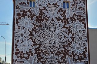 Nowy mural na ulicy Włókienniczej w Łodzi