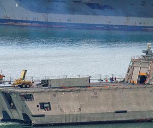 Kontenerowa wyrzutnia US Navy typu Mk70 na pokładzie USS Savannah