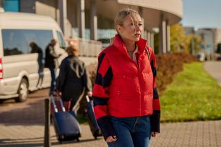 Na Wspólnej odc. 3966. Łucja Agier (Magdalena Kaczmarek), profesor Agier (Małgorzata Knothe)