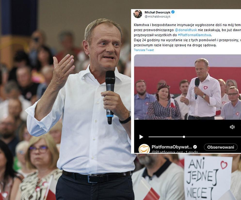 Donald Tusk w Ostródzie