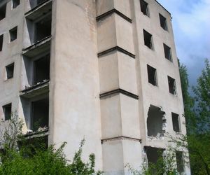 Opuszczona miejscowość Kłomino