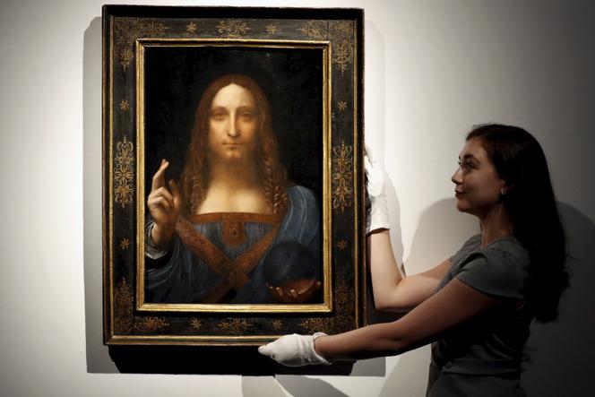 Chrystus Leonardo da Vinci obraz  Salvator Mundi