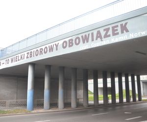 Mural ku pamięci Nurta przy Grunwaldzkiej w Kielcach