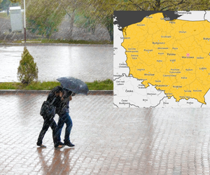 Cała Polska na żółto! IMGW wydał ostrzeżenia dla całego kraju