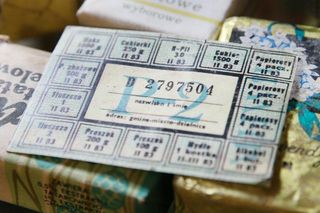 Kartki reglamentacyjne PRL.