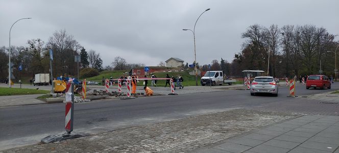 ulica Akademicka w remoncie