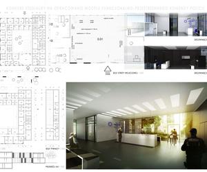 Wnętrze, rzuty.Nagrodzony projekt pracowni RYDZYŃSKI WASIAK STAŃCZAK LEBELT Pracownia Architektoniczna Sp. z o.o