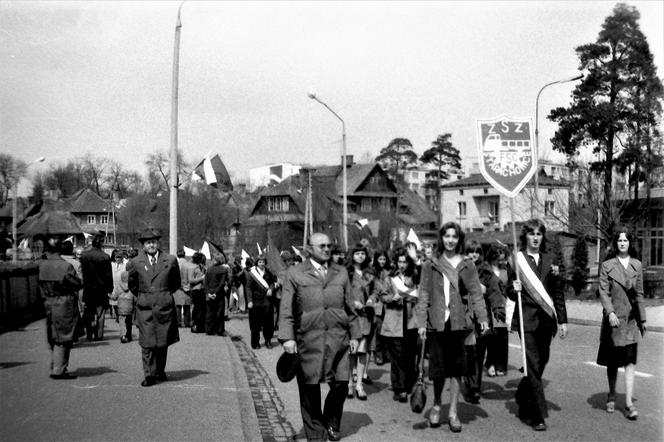 Pierwszomajowe pochody w Strachowicach