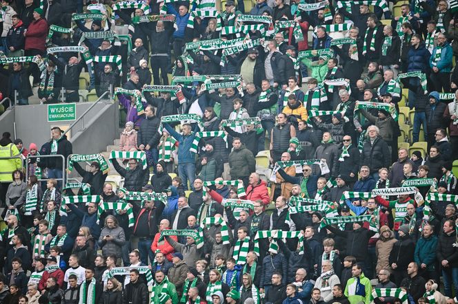 Lechia Gdańsk - Widzew Łódź: Zdjęcia kibiców z meczu 15. kolejki PKO BP Ekstraklasy