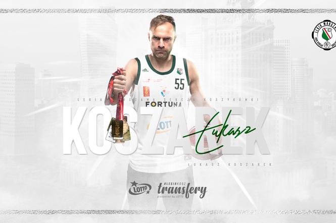 Koszykówka, Łukasz Koszarek, Legia Warszawa, Energa Basket Liga