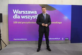 100 dni prezydentury Rafała Trzaskowskiego, konferencja