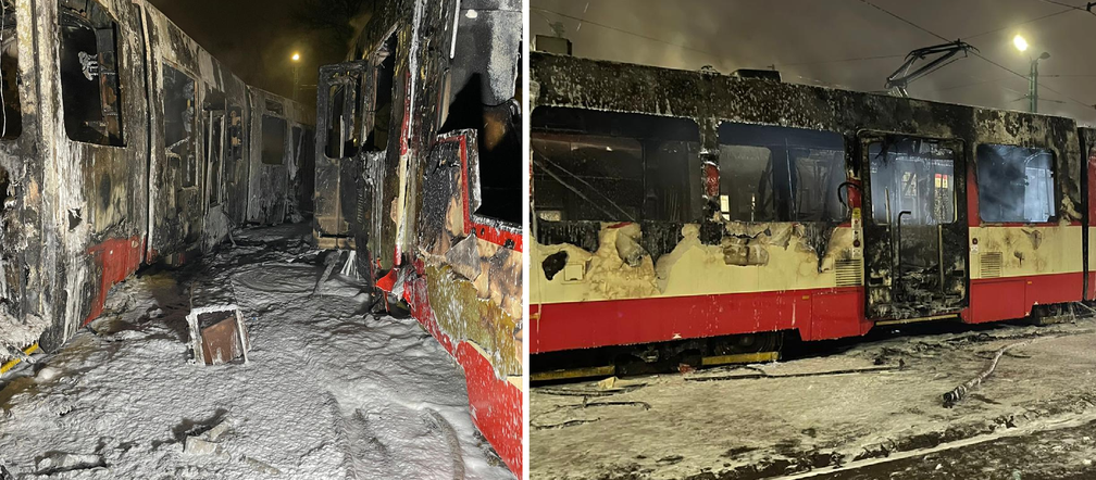 Gdańsk: Pożar zajezdni tramwajowej w Nowym Porcie
