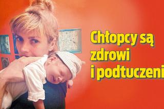 Szczęśliwa młoda mama Małgosia Lewińska o synkach: Chłopcy są zdrowi i podtuczeni! 