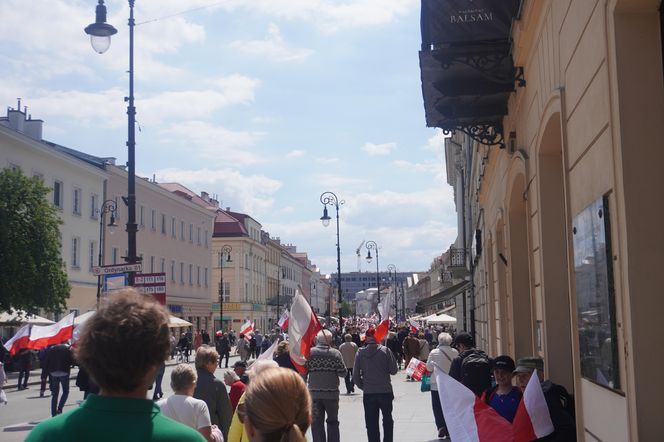 "Wielki marsz za Polską" Karola Nawrockiego 25.05.2025