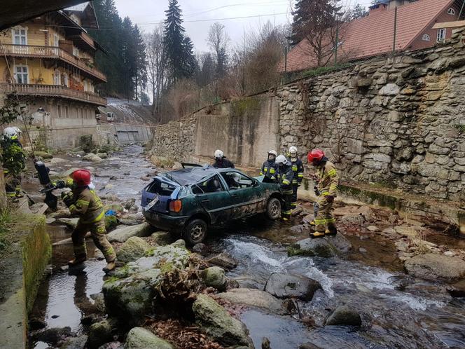 Groźny wypadek w Międzygórzu