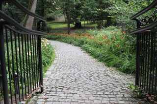 Ogród Saski w Lublinie w wakacyjny poranek 2025