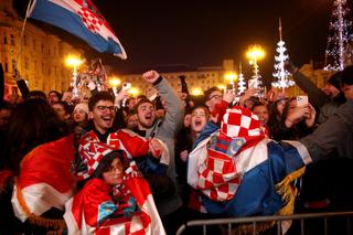 Ogromna radość w Chorwacji! Mieszkańcy Zagrzebia świętują po wygranej [ZDJĘCIA]