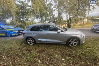 Pościg za pijanym kierowcą audi w Dąbrowie Górniczej. 53-latek nie zatrzymał się do kontroli