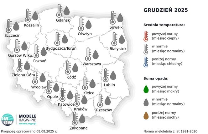 Pogoda grudzień