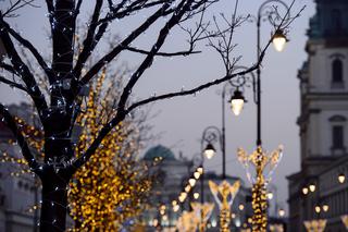 Pożegnanie świątecznej iluminacji Warszawy. Zobacz 10 wyjątkowych zdjęć [GALERIA]
