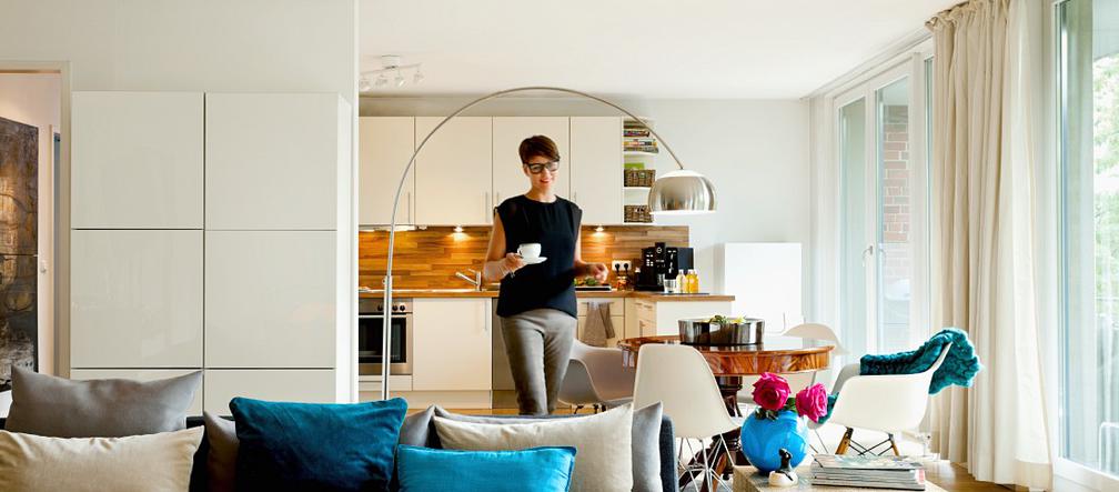 Salon, jadalnia i kuchnia 3 w 1
