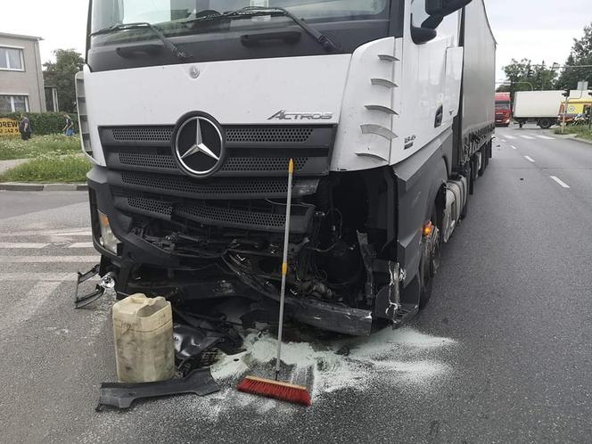 Wypadek na ulicy Kamiennej w Bydgoszczy