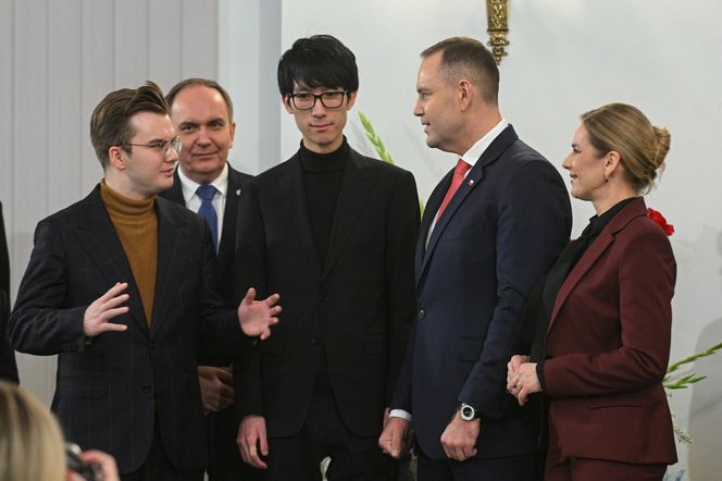 Pierwsza para RP spotkała się z finalistami konkursu chopinowskiego