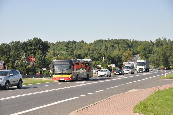 Trasa S74 w Miedzianej Górze i Kostomłotach koło Kielc