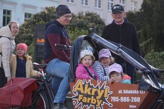 Rowerowa radość i ognisko na mecie. Rodzinna Masa Krytyczna przejechała przez Bydgoszcz