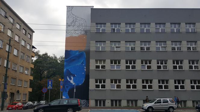 Niezwykły mural powstaje w Sosnowcu 