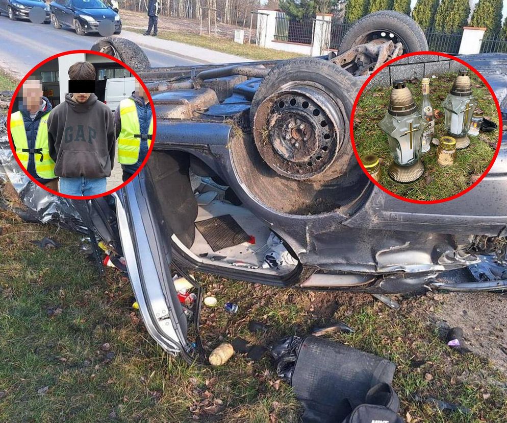 Wiózł osobówką 9 nastolatków, Filip i Mateusz zginęli. 19-latek zszokował w czasie przesłuchania! Wypadek w Chełmie